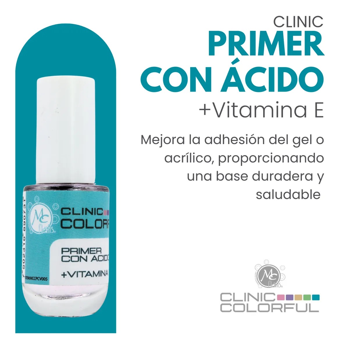 MC colorful clinic primer con acido + vitamina E  14 ml