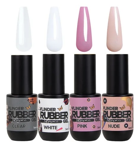 Rubber Gel Monarca Vlinder Nude 14 ml