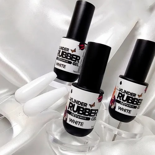 Rubber Gel Monarca Vlinder Blanco 14 ml