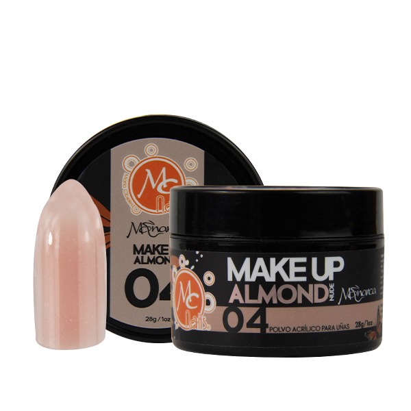 Polvo acrílico 1 oz MONARCA MAKEUP ALMOND NUDE #4